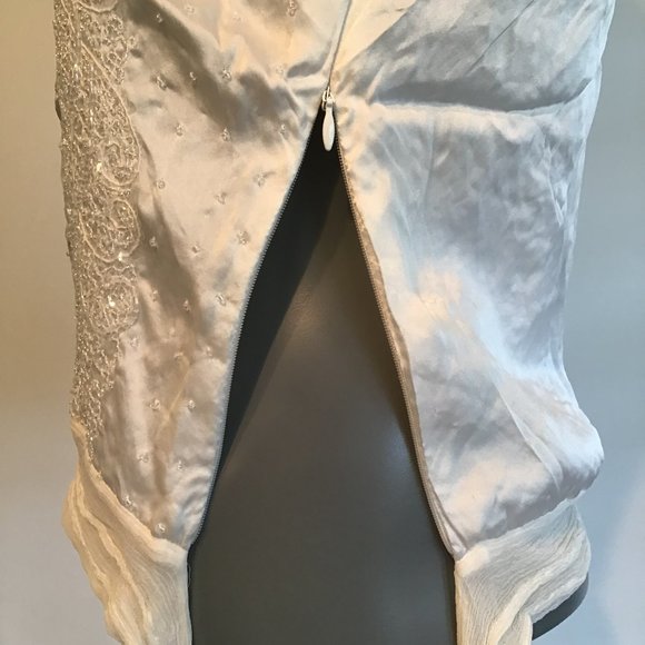 Embellished Satin Camisole with Side Tie Size S - Picture 9 of 12